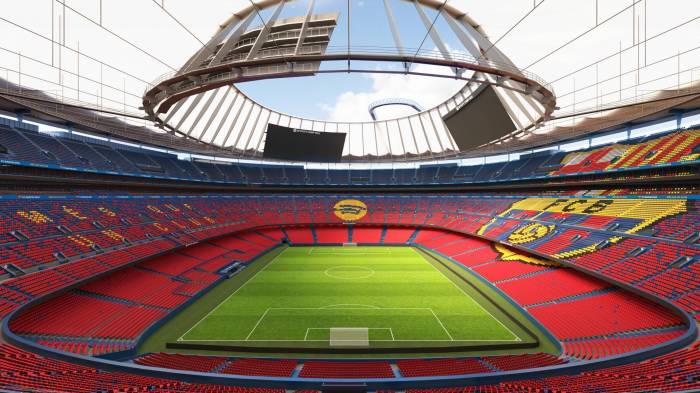 FC Barcelona unveil photos of renovated Camp Nou