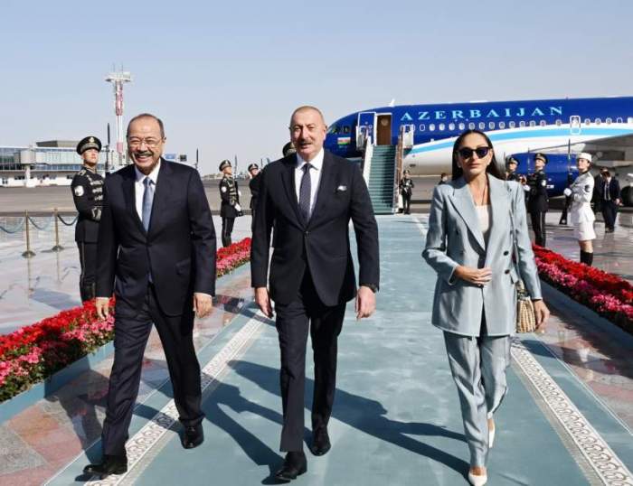 News about - Azerbaijan’s president arrives in Uzbekistan for state visit