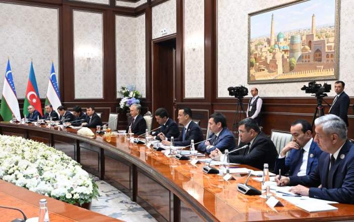 News about - Presidents of Azerbaijan and Uzbekistan hold limited-format meeting in Tashkent 
