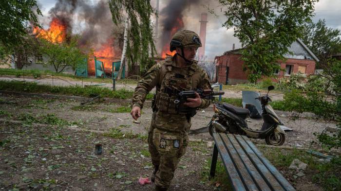 Russian forces control around 50 settlements in Kharkov region: official 