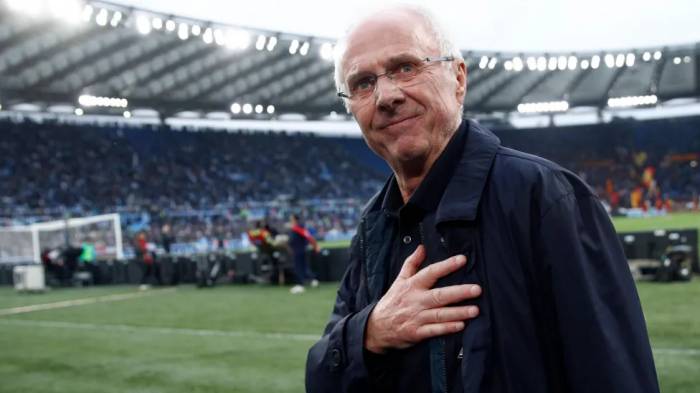 Former England manager Eriksson passes away