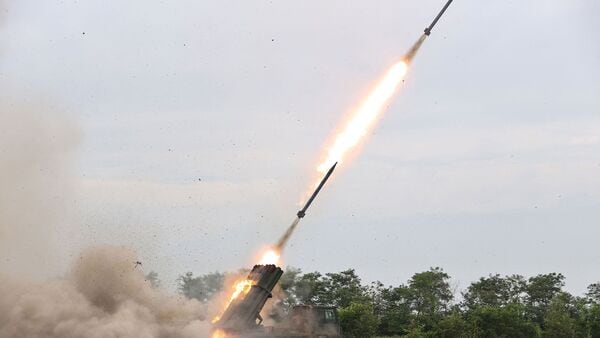North Korea tests multiple rocket launchers with new guidance system 