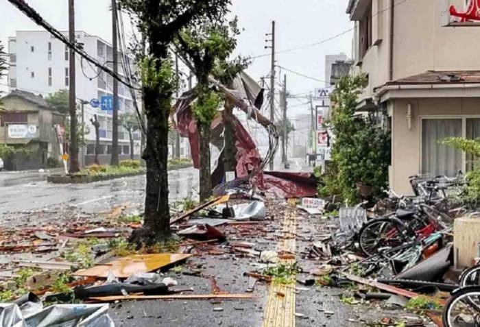 Typhoon Shanshan strikes Japan, leading to evacuation orders for millions  -VIDEO 