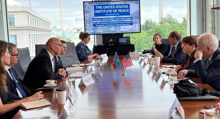 Azerbaijan’s presidential representative engages in talks on Baku-Yerevan peace process in US 