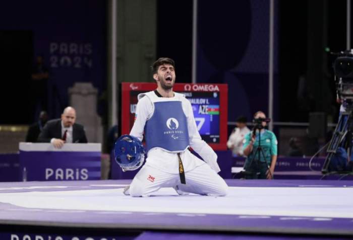 Azerbaijani taekwondo athlete wins Paralympic gold at Paris 2024