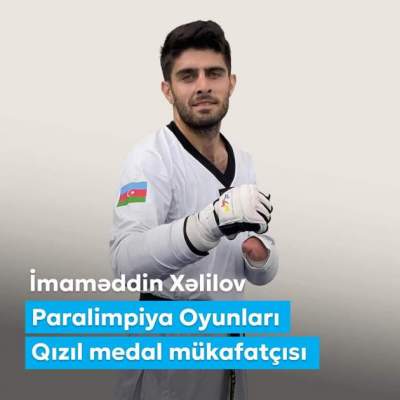 News about - First VP Mehriban Aliyeva congratulates Imamaddin Khalilov on winning Paralympic gold -  PHOTO 