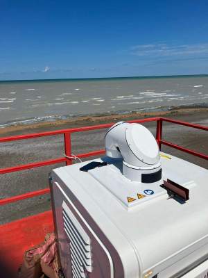 News about - Azerbaijan startesd measuring wind potential in the relevant area in the sea - PHOTO