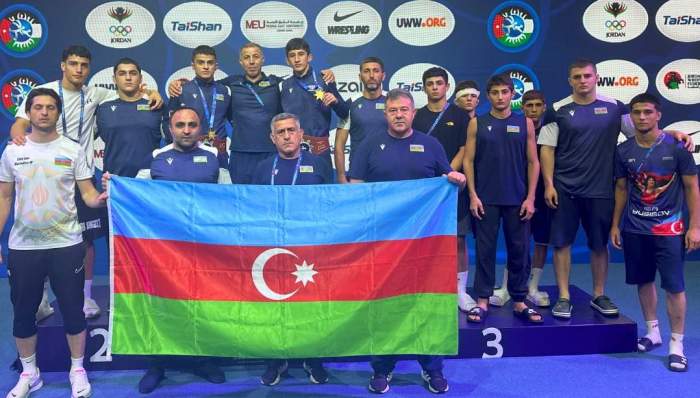 Azerbaijani wrestling team places third at World Championships 