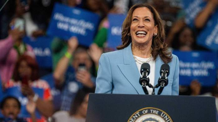 US presidential candidate Kamala Harris raises $540M for campaign