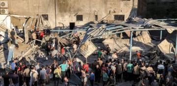 Almost 500 schools in Gaza Strip come under fire 