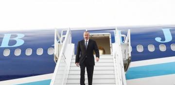 President Ilham Aliyev arrives in Croatia for official visit 