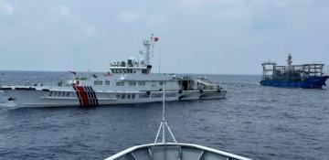 Chinese, Philippine vessels collide in South China Sea