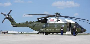 Biden takes maiden flight on new Marine One helicopter after long delay 
