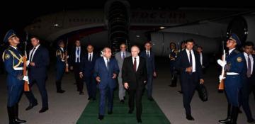 Putin arrives in Azerbaijan for state visit