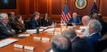 Biden meets national security team as fears of Iran attack on Israel grow 