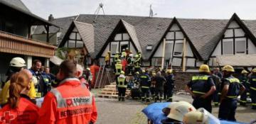 At least two people killed in German hotel collapse  VIDEO 