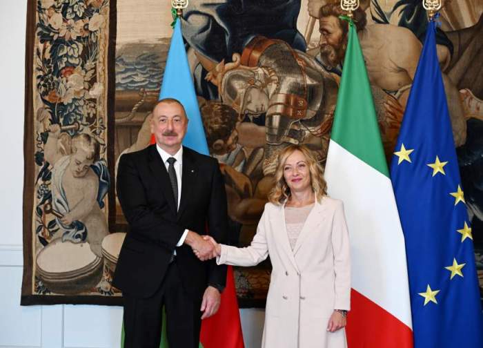 News about - President Aliyev meets with Italian PM Giorgia Meloni in Rome 