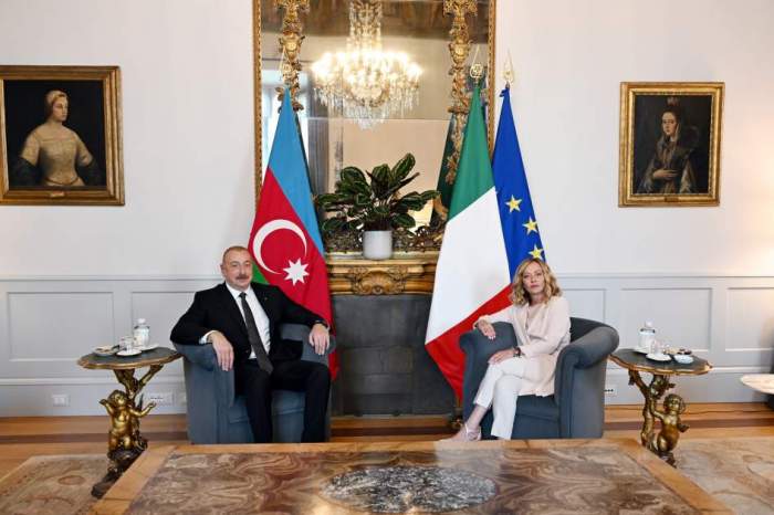 News about - President Aliyev meets with Italian PM Giorgia Meloni in Rome 
