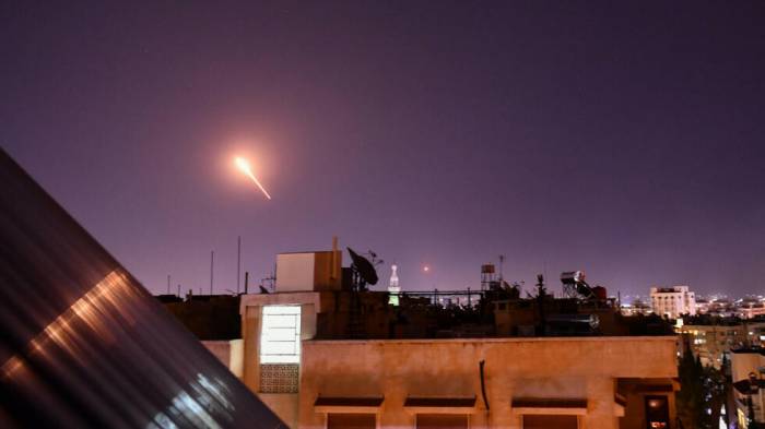 Israel launches largest air strikes on central Syria, killing at least 7 -  VIDEO 