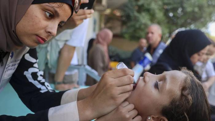 WHO: Gaza polio vaccination campaign a 'major success'
