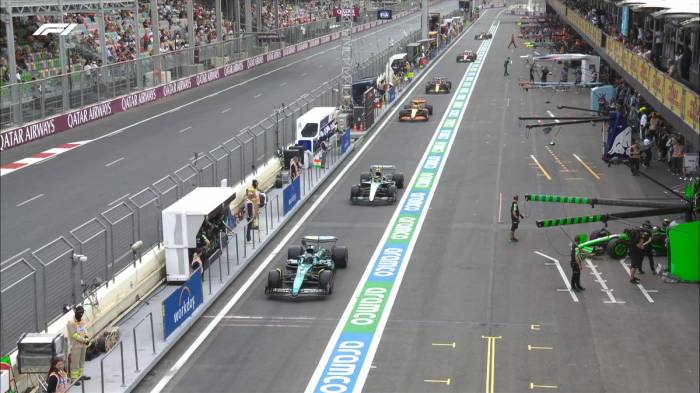 Formula 1 third practice for Azerbaijan GP starts in Baku