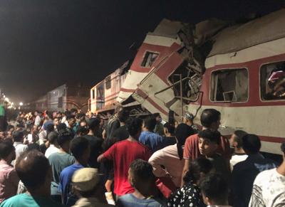 3 killed, 49 injured in train collision in Egypt - ministry