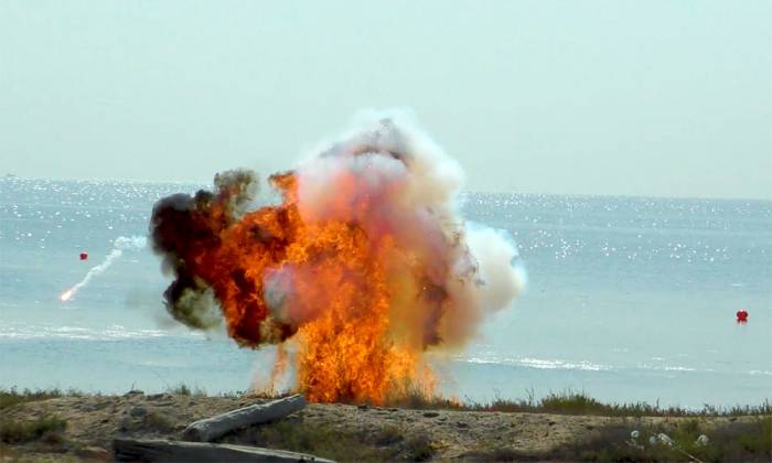 Azerbaijan Naval Forces undergo explosive ordnance disposal course -  VIDEO 