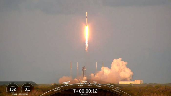 SpaceX Falcon 9 successfully launches European satellites and lands safely