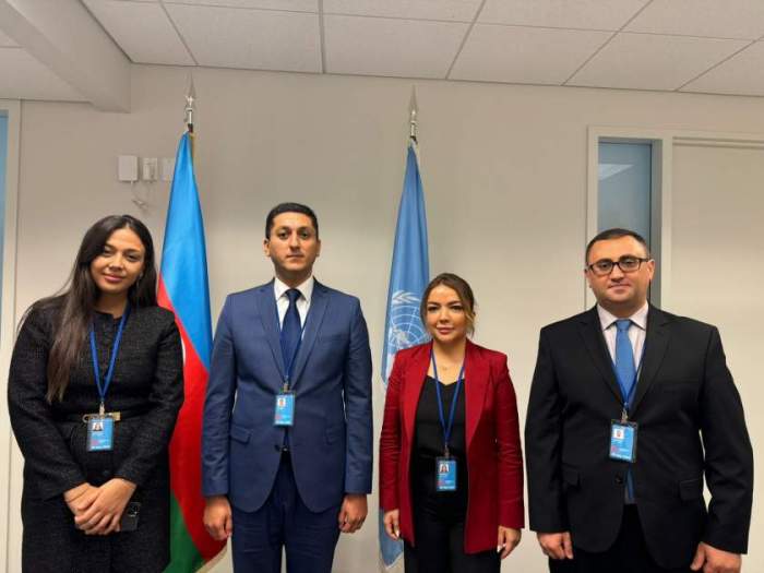 Azerbaijani delegation holds meeting with UN Permanent representative 