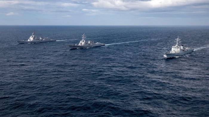 Russia and China launch naval drills in Sea of Japan 