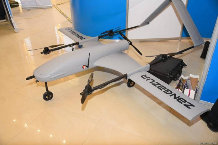 Azerbaijan unveils homegrown Zangezur drone at ADEX 2024