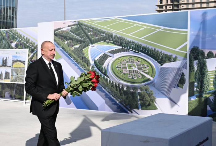 News about - President Ilham Aliyev visits Victory Park