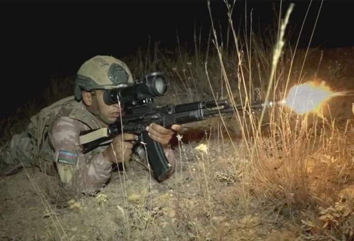 Azerbaijan's Special Forces Units carry out tactical exercise 