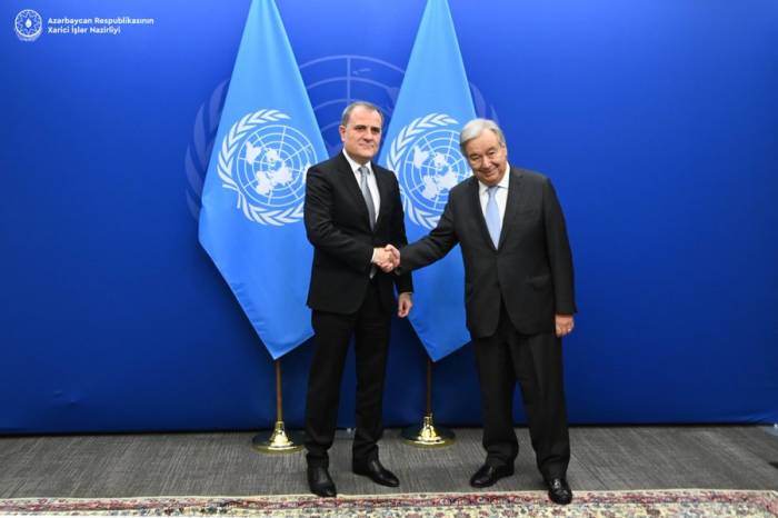 Azerbaijani FM, UN chief discuss Baku-Yerevan peace process