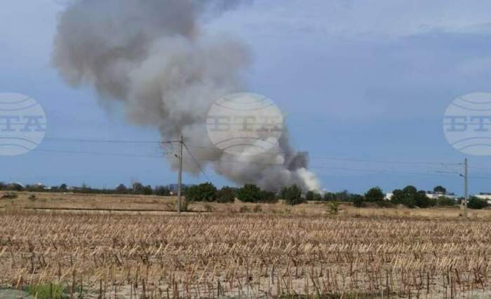 Bulgarian military plane crashes