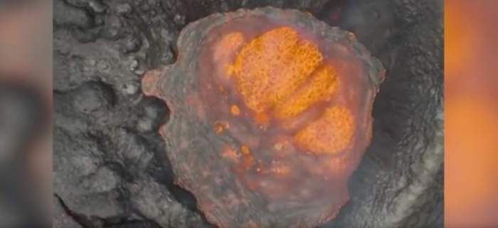 Chinese drone captures stunning moment of volcano eruption -  VIDEO 