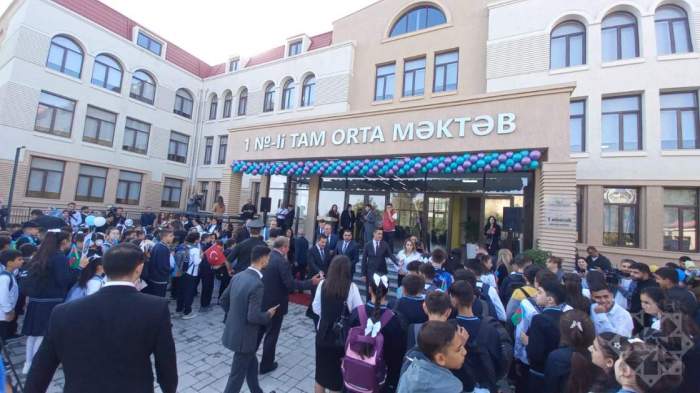 Azerbaijan’s Shusha welcomes pupils back with reconstructed school after 32 years