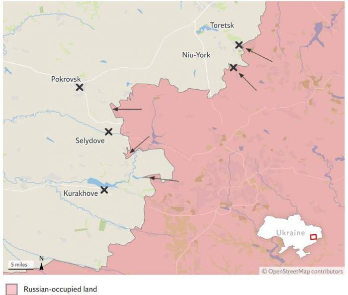 News about - Russia-Ukraine war update: Kremlin claims progress in Donetsk as frontlines shift