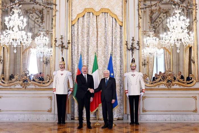News about - Azerbaijani, Italian presidents had working lunch in Rome 