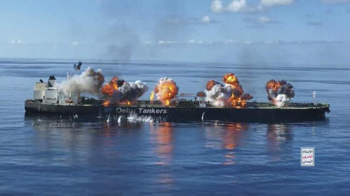 Houthi rebels attack two oil tankers in Red Sea