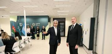 President Aliyev reviews COP29 venue preparations at Baku Olympic Stadium -  PHOTO 