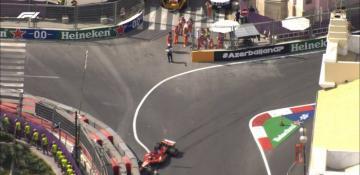 Azerbaijan GP: Ferrari driver Leclerc crashes during practice