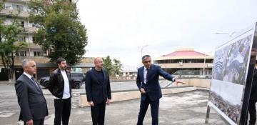 President Aliyev reviews renovation work in several facilities in Khankendi