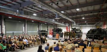 US army commissions new logistics center in Poland 