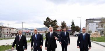 Azerbaijani president inaugurates renovated Garabagh University