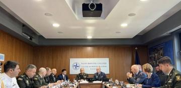 Azerbaijan’s top military official visits NATO Defense College in Italy 