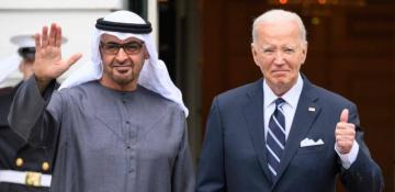 Biden and Harris meet UAE leader to discuss Sudan and Gaza 