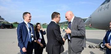 Italian defense minister arrives in Azerbaijan for ADEX exhibition 