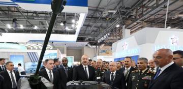 Azerbaijan's president views 5th “ADEX-2024
