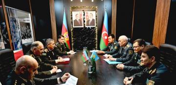 Azerbaijan, Kazakhstan ink 2025 military cooperation plan